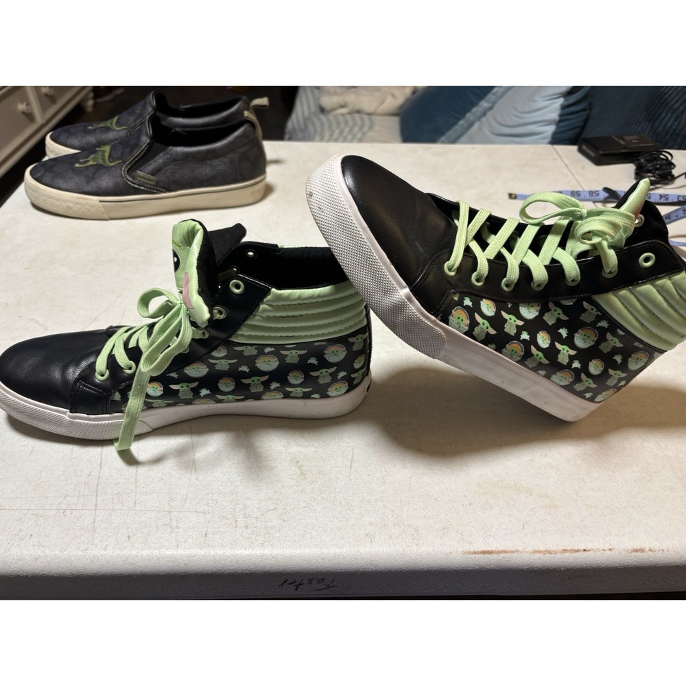 Ground Up Star Wars Mandalorian Grogu High Top Sneakers Unisex‎ 11
